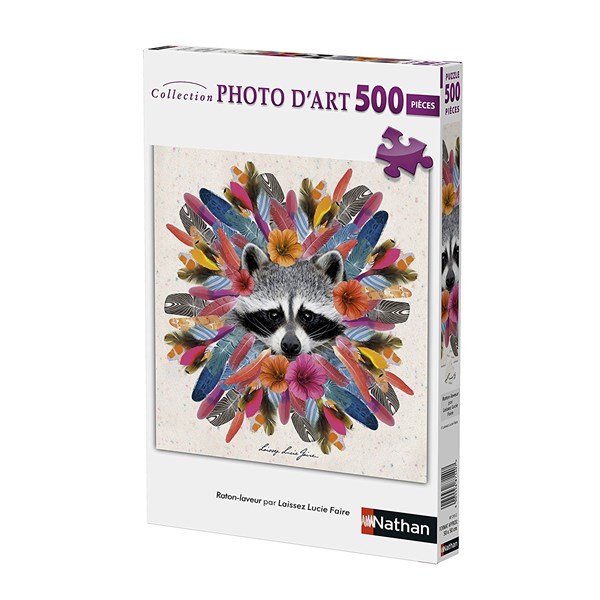 Nathan (87215) - "Raton-Laveur Laissez Lucie" - 500 pièces