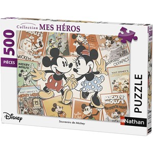Nathan (87217) - "Mickey Mouse" - 500 pièces