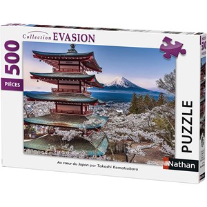 Puzzle 1000 pièces : Pagode Yasaka, Kyoto, Japon - Educa - Rue des