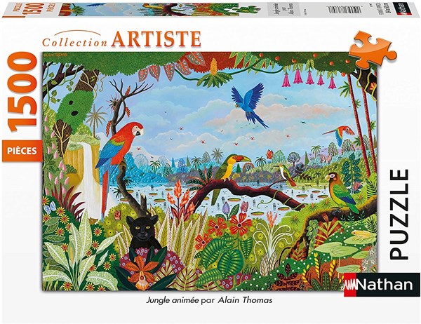 Nathan (87799) - "Jungle Animée" - 1500 pièces