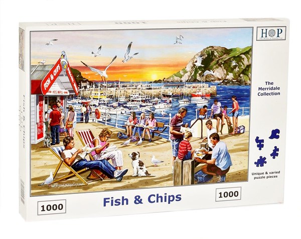 The House of Puzzles (4654) - "Fish & Chips" - 1000 pièces