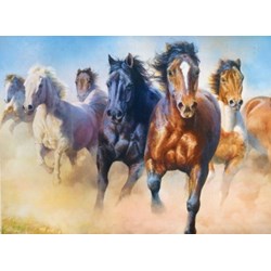 Trefl (27098) - "Chevaux au Galop" - 2000 pièces