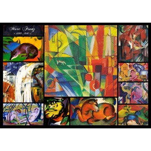 Grafika (00855) - Franz Marc: "Collage" - 1000 pièces