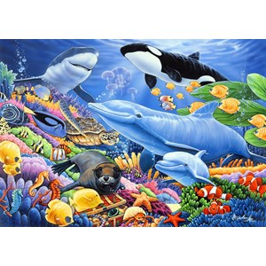 Bluebird Puzzle (70084) - Jenny Newland: "Sealife" - 500 pièces
