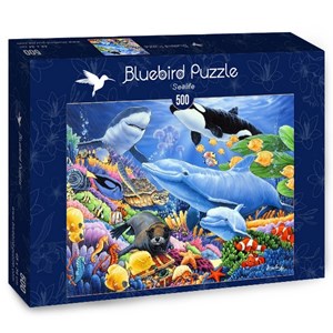 Bluebird Puzzle (70084) - Jenny Newland: "Sealife" - 500 pièces