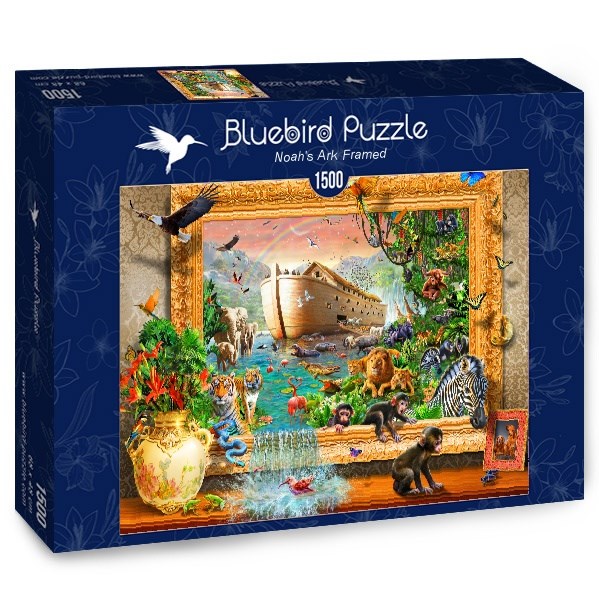 Bluebird Puzzle (70140) - Adrian Chesterman: "Noah's Ark Framed" - 1500 pièces
