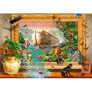 Bluebird Puzzle (70140) - Adrian Chesterman: "Noah's Ark Framed" - 1500 pièces