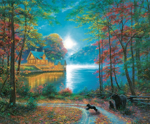 SunsOut (52805) - Mark Keathley: "Lakeside Dreams" - 1000 pièces