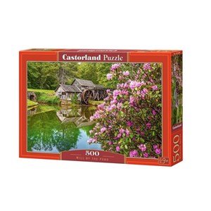 Castorland (B-53490) - "Mill by the Pond" - 500 pièces