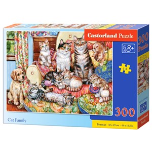 Castorland (B-030439) - "Cat Family" - 300 pièces