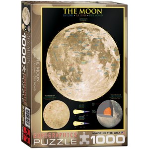 Eurographics (6000-1007) - "La lune" - 1000 pièces