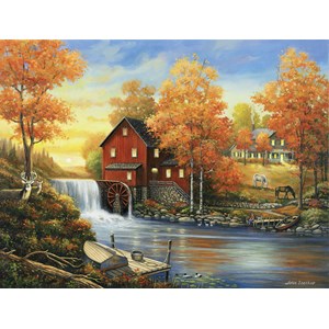 SunsOut (62118) - John Zaccheo: "Sunset at the Old Mill" - 300 pièces