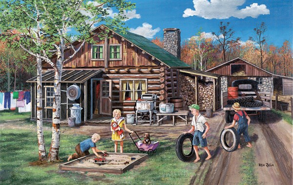 SunsOut (39387) - Ken Zylla: "Carefree Days" - 550 pièces