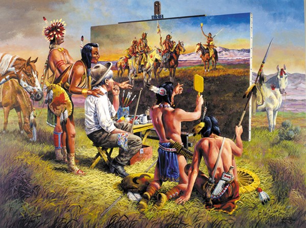 SunsOut (36009) - Don Crook: "A Brush with the Past" - 1000 pièces