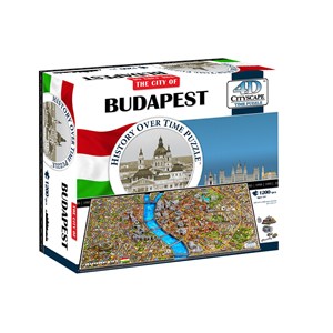 4D Cityscape (40088) - "4D Budapest" - 1200 pièces