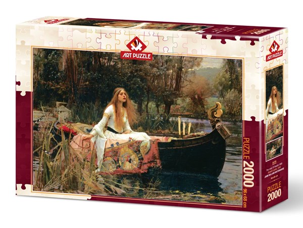 Art Puzzle (5478) - John William Waterhouse: "The Lady of Shalott, 1888" - 2000 pièces