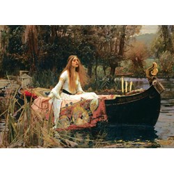 Art Puzzle (5478) - John William Waterhouse: "The Lady of Shalott, 1888" - 2000 pièces