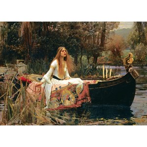 Art Puzzle (5478) - John William Waterhouse: "The Lady of Shalott, 1888" - 2000 pièces