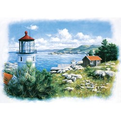 Art Puzzle (5076) - "Lantern on the Shore" - 500 pièces