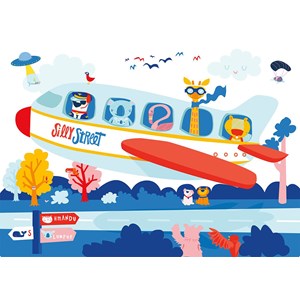 Buffalo Games (39601) - "So Fly (Silly Street)" - 48 pièces