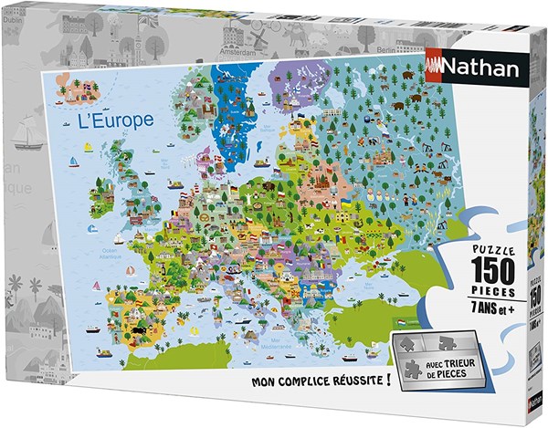 Nathan (86835) - "Europe" - 150 pièces