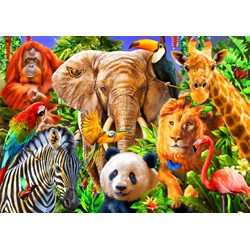 Bluebird Puzzle (70391) - Adrian Chesterman: "Animals for kids" - 150 pièces