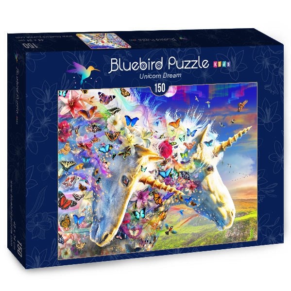 Bluebird Puzzle (70397) - Adrian Chesterman: "Unicorn Dream" - 150 pièces
