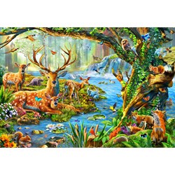 Bluebird Puzzle (70385) - Adrian Chesterman: "Forest Life" - 260 pièces