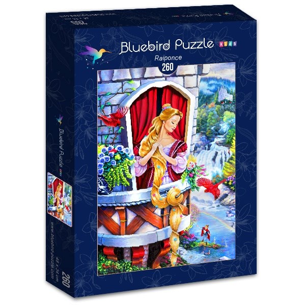 Bluebird Puzzle (70388) - Jenny Newland: "Raiponce" - 260 pièces