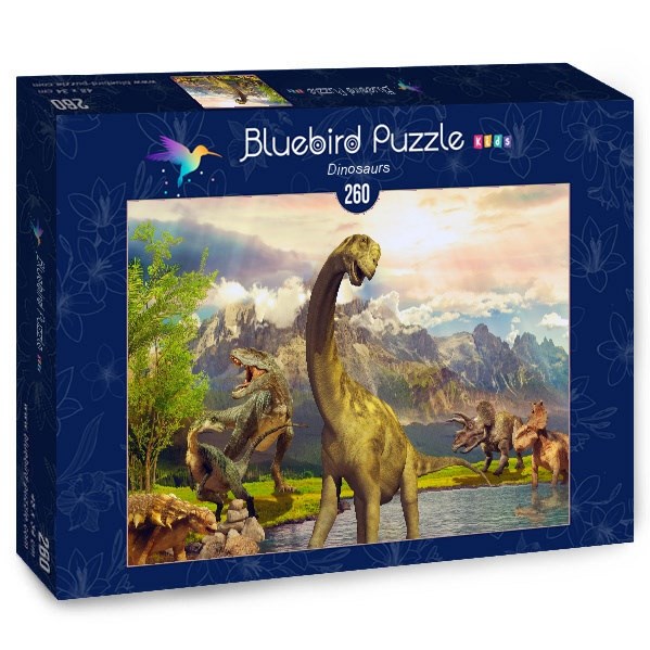 Bluebird Puzzle (70369) - "Dinosaurs" - 260 pièces
