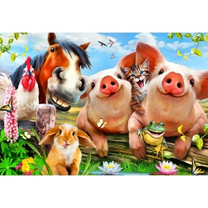 Bluebird Puzzle (70370) - Howard Robinson: "Petting Farm" - 260 pièces