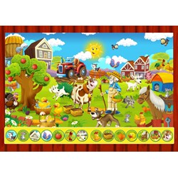 Bluebird Puzzle (70349) - "Search and Find, The Toy Factory" - 100 pièces