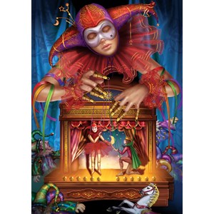 Art Puzzle (5077) - Ciro Marchetti: "Masked Puppeteer" - 500 pièces