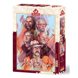 Art Puzzle (4585) - "Mongolians" - 1000 pièces