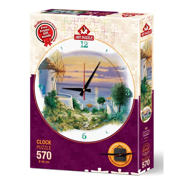 Art Puzzle (5005) - "In the Evening in Aegean" - 570 pièces