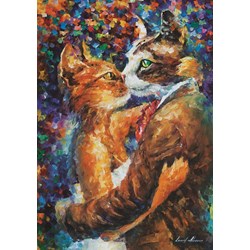Art Puzzle (4226) - "Dance of the Cats in Love" - 1000 pièces