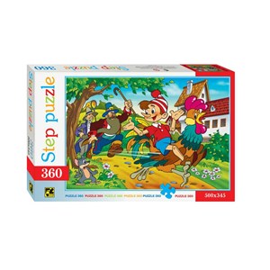 Step Puzzle (73031) - "​​Pinocchio" - 360 pièces