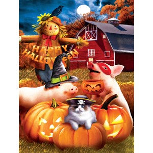 SunsOut (28810) - Tom Wood: "Happy Halloween" - 300 pièces