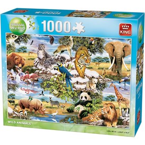 King International (05481) - "Animaux Sauvages" - 1000 pièces