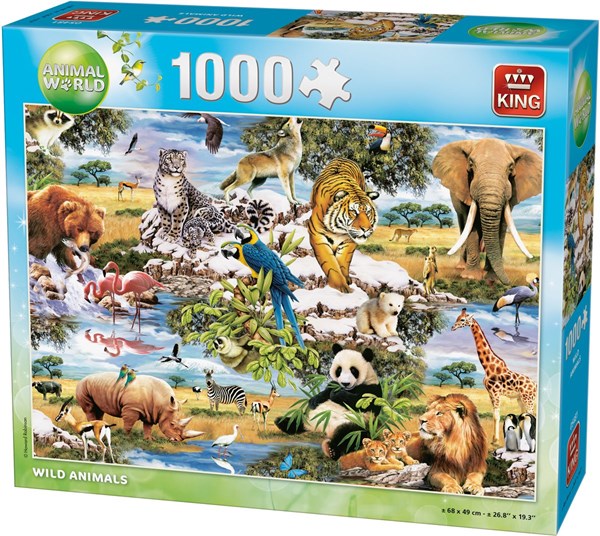 King International (05481) - "Animaux Sauvages" - 1000 pièces