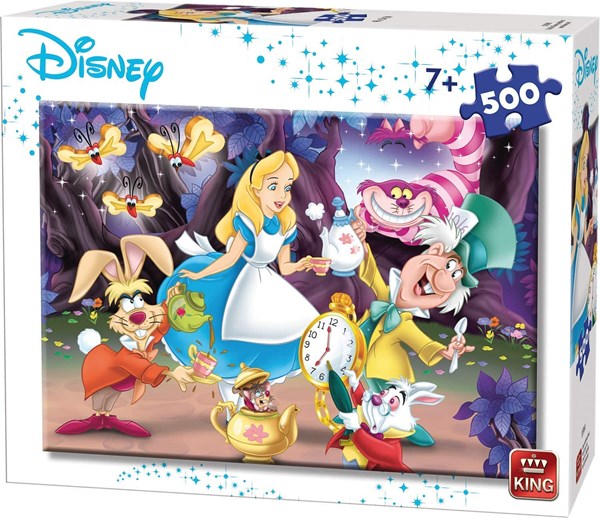 King International (55914) - "Disney, Alice aux Pays des Merveilles" - 500 pièces