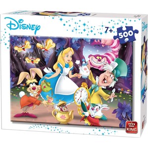 King International (55914) - "Disney, Alice aux Pays des Merveilles" - 500 pièces