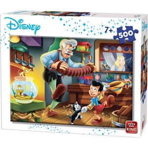 King International (55915) - "Disney, Pinocchio" - 500 pièces
