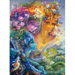 Buffalo Games (11726) - Josephine Wall: "The Three Graces" - 1000 pièces