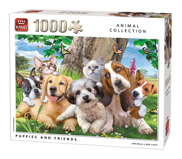 King International (55846) - "Puppies and Friends" - 1000 pièces