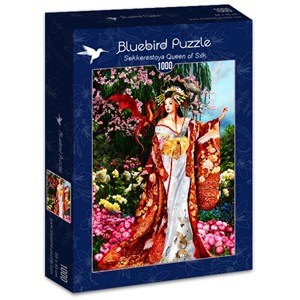 Bluebird Puzzle (70425) - Nene Thomas: "Sekkerastoya Queen of Silk" - 1000 pièces