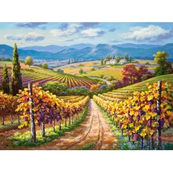 Castorland (300587) - "Vineyard hill" - 3000 pièces