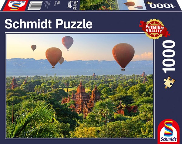 Schmidt Spiele (58956) - "Hot Air Balloons Mandalay Myanmar" - 1000 pièces