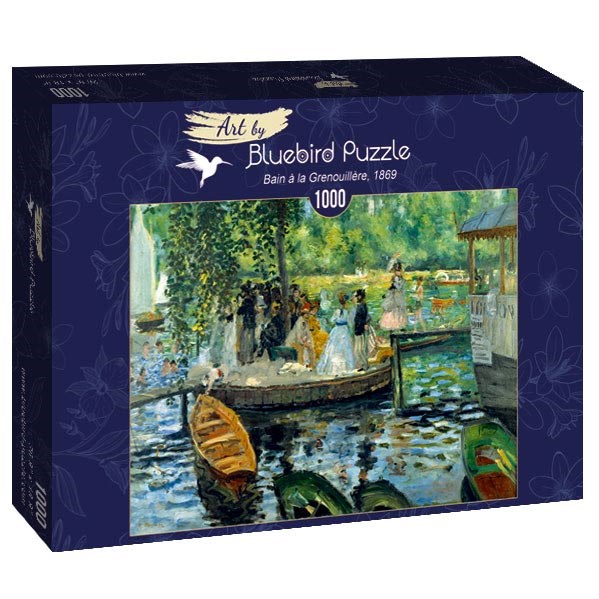 Bluebird Puzzle (60100) - Pierre-Auguste Renoir: "La Grenouillère, 1869" - 1000 pièces