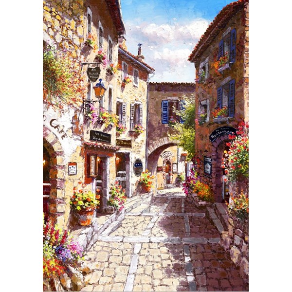 Bluebird Puzzle (70056) - Sam Park: "Eze Village" - 1000 pièces